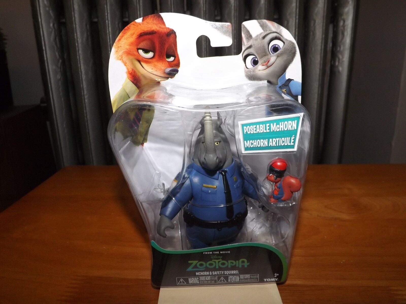 Zootopia Disney Personagens Mchorn & Esquilo Segurança