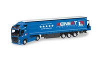 "Herpa 308465 1/87 Volvo Fh Gl. Gardinenplanen-Sz Mit Stapler \"Reinert Logistics\""