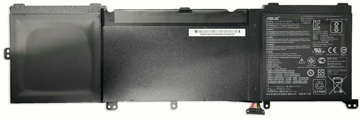 Genuine C32N1523 96Wh Laptop Battery for Asus ZenBook Pro UX501VW G501VW  N501L