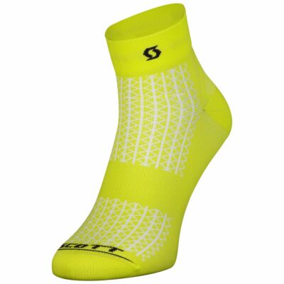 Scott Performance Quarter Fahrrad Socken gelb 2021