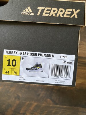 Mens Adidas TERREX FREE HIKER PRIMEBLUE Size 10 NEW (FY7332) | eBay