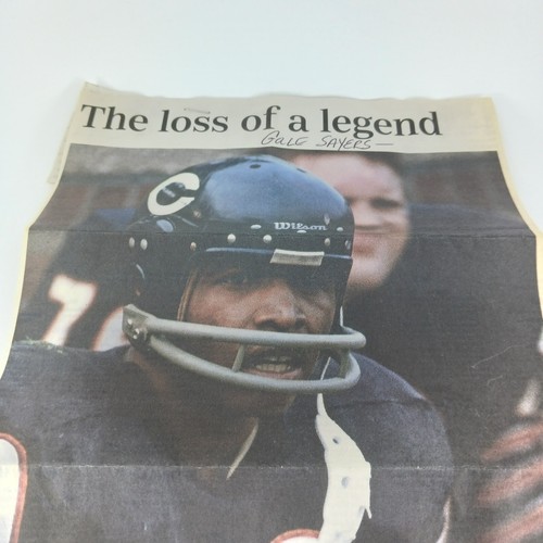 1997 Gale Sayers Bradford Exchange Collector Plate Sayers Six Touchdown Game - Imagen 19 de 20