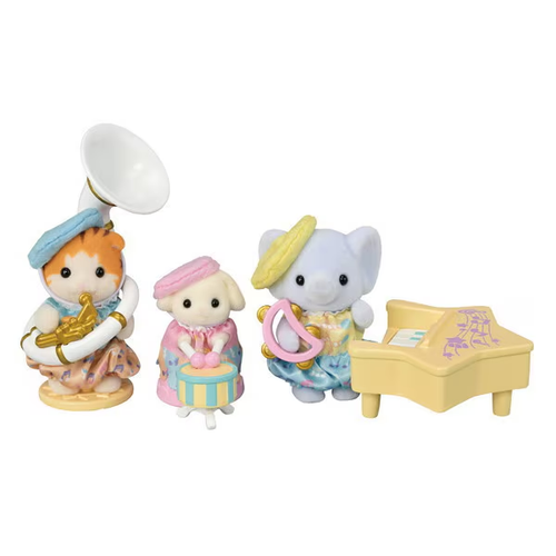 EPOCH Sylvanian Families Nursery Recital set Music Band S-78 Japan NEW - Picture 2 of 6