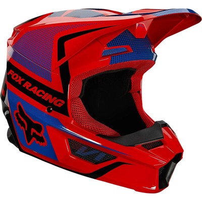 Fox V1 Oktiv MX Helmet ECE - Flouro Red 