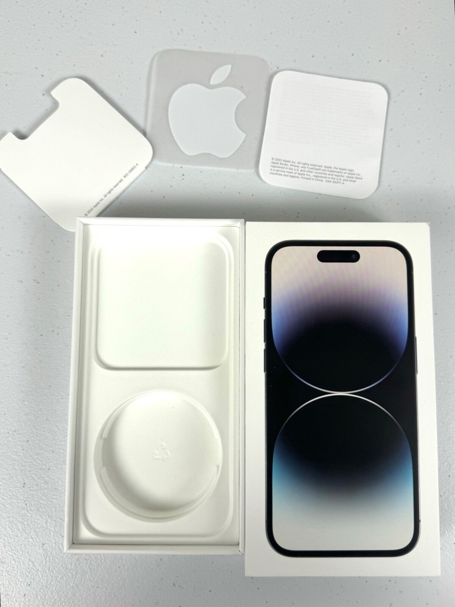 ORIGINAL Apple iPhone 14 PRO Space Black 128GB EMPTY BOX ONLY | eBay