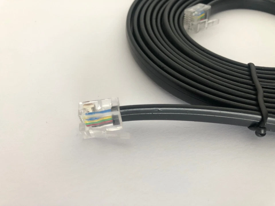 THRUSTMASTER T300 WHEEL TO PEDAL BLACK DATA CABLE - VARIOUS CABLE LENGTH - Image 4 of 4