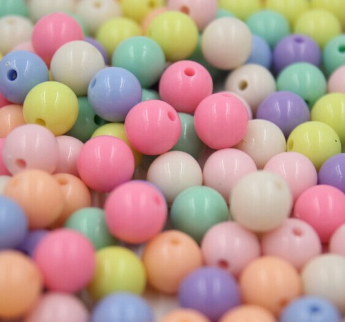 6---18mm round color acrylic beads - Picture 6 of 34