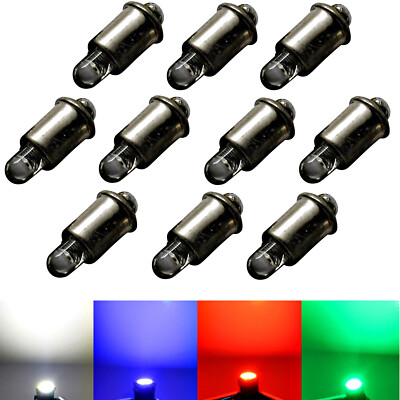 5x 10x LED MS4 E 5,5 Lampen Glühlampen Birnen Modellbahn Modelleisenbahn TT H0