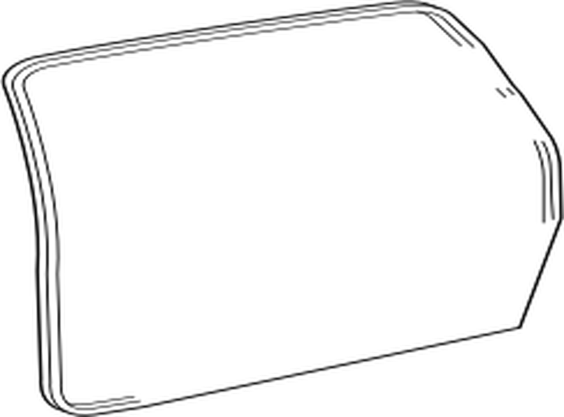 6788160131 Toyota Weatherstrip, back door 6788160131, New Genuine OEM