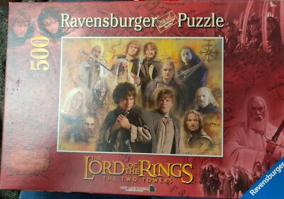 Vintage 2002 Ravensburger Die zwei Türme 500 Teile Puzzle