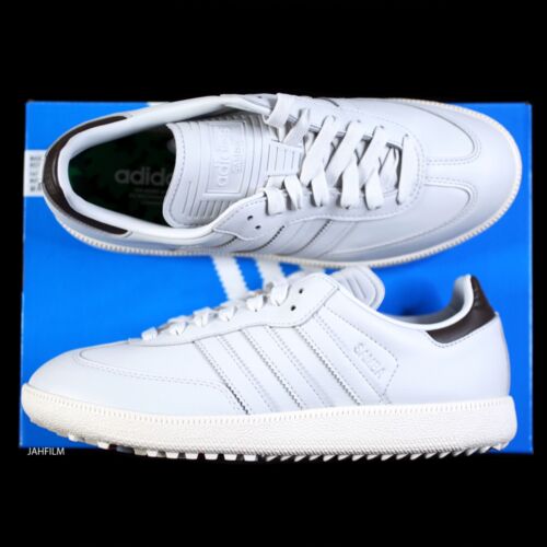Adidas Samba Golf - Size 7.5 - Grey with Off White Soles - Brand New 7 1/2