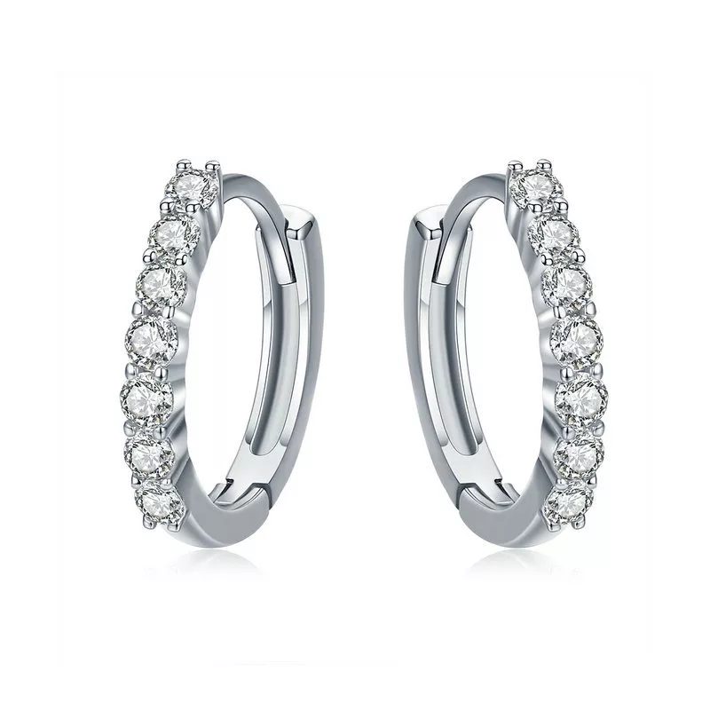 Silver ring hotsell type earrings
