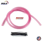 4' ft x 1/4" (6.4mm) ID x 3/8" OD CLEAR PINK Fuel Line Hose Gas Mx ATV PWC UTV