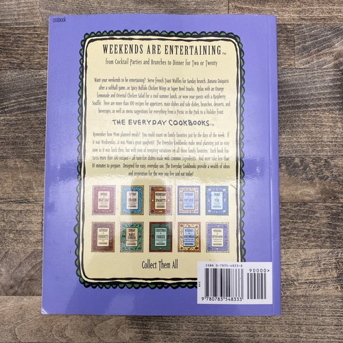 Weekends Are Entertaining The Everyday Cookbooks 1999 Vintage Paperback - Picture 2 of 4
