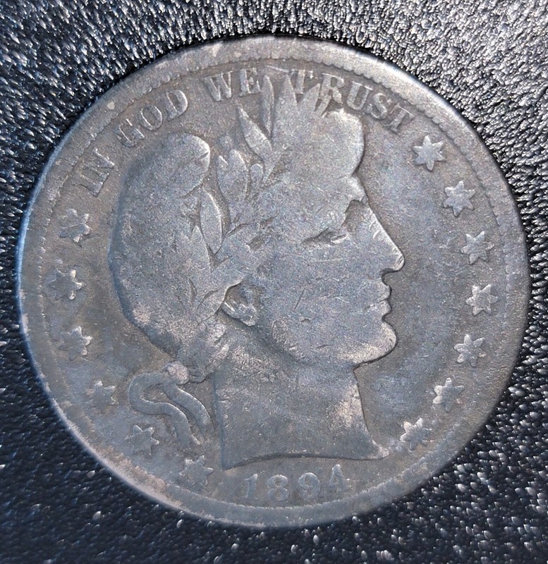 1894-S Barber Half Dollar San Francisco US Mint VG 