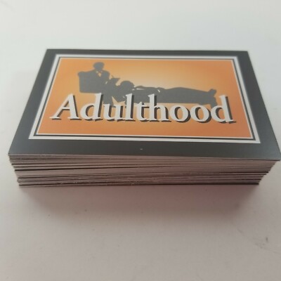 Therapy The Game Second Session Board Game Pressman Replacement Cards Adulthood