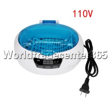 600ml Ultrasonic Cleaner Bath Timer for Jewelry Glasses Manicure Dental Parts