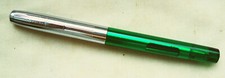 RARE " SHEAFFER  " FOUNTAINPEN in GREEN  and CHROME , MODELL! ca. 2000! USA MADE