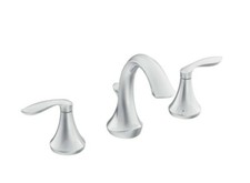 MOEN Eva T6420 8" Widespread Bathroom Faucet with Waste in Chrome