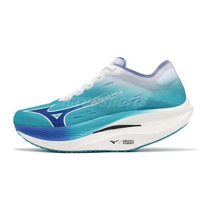Mizuno Wave Rebellion PRO 2 Blue White Men Unisex Racing Running