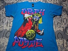 Medium Lightly Cracked Graphics Black Tag Obey Posse Shirt