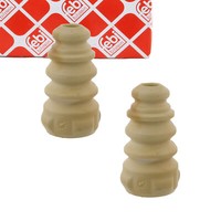 2X febi Anschlagpuffer Gummianschlag FüR Seat Leon 1P Altea Toledo 3 5P Hinten