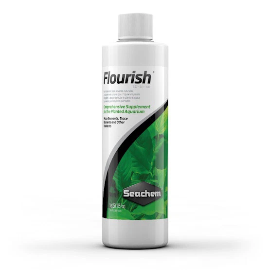Seachem Flourish 100ml 250ml 500ml Live Aquatic Plant Food Nutrients Elements