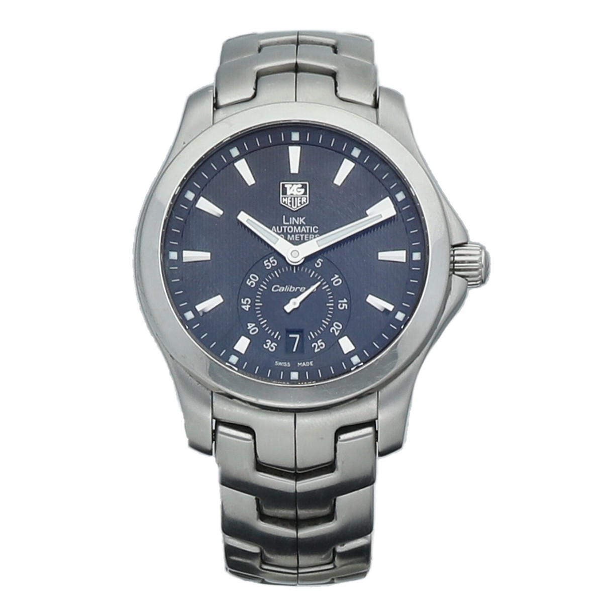 Tag Heuer Link Calibre WJF211A 38 mm Steel Black Dial Automatic