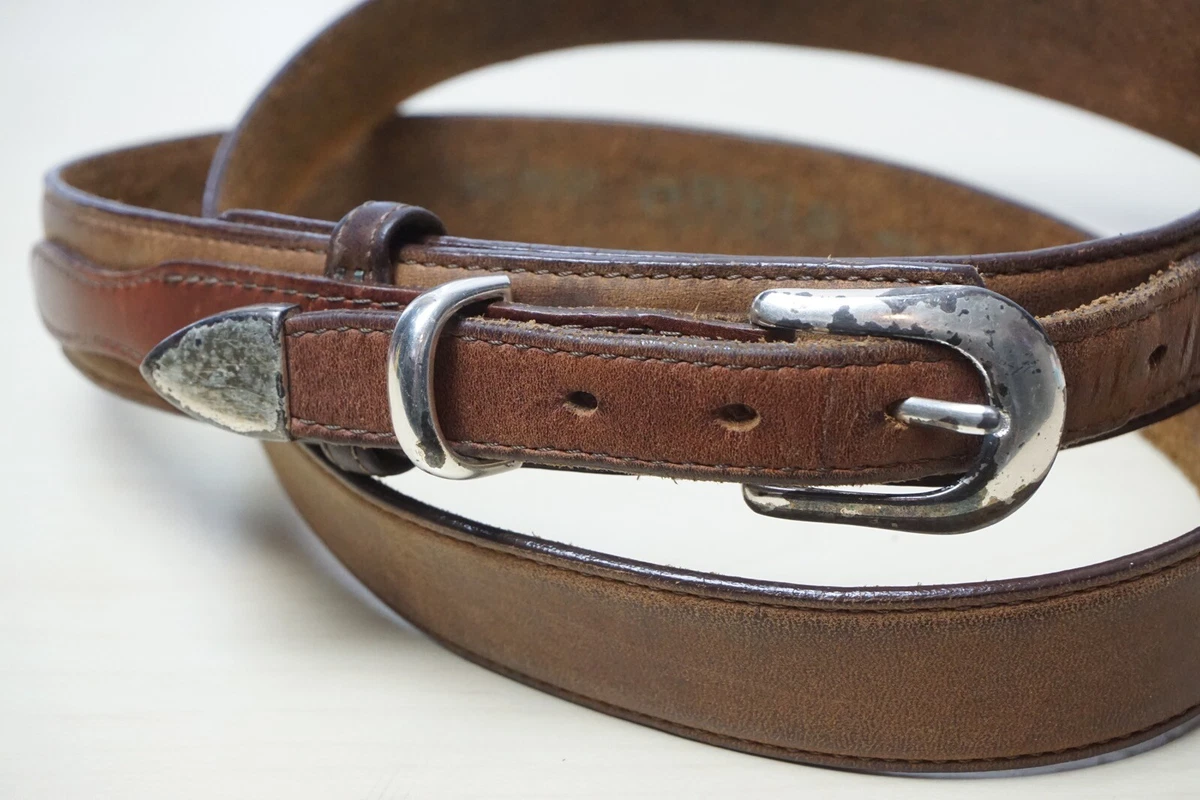 Orvis top leather belt