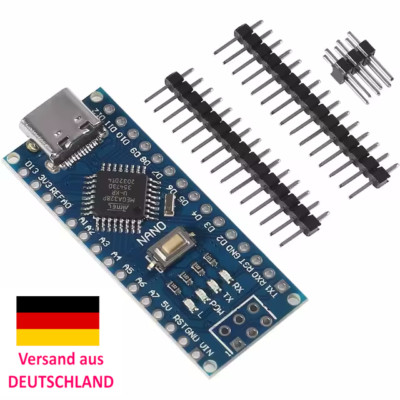 NANO 3.0 ATMEGA328P (U) 16MHz Arduino kompatibel Entwickl Board CH340 USB Type C