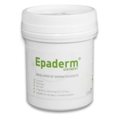 epaderm ointment on face