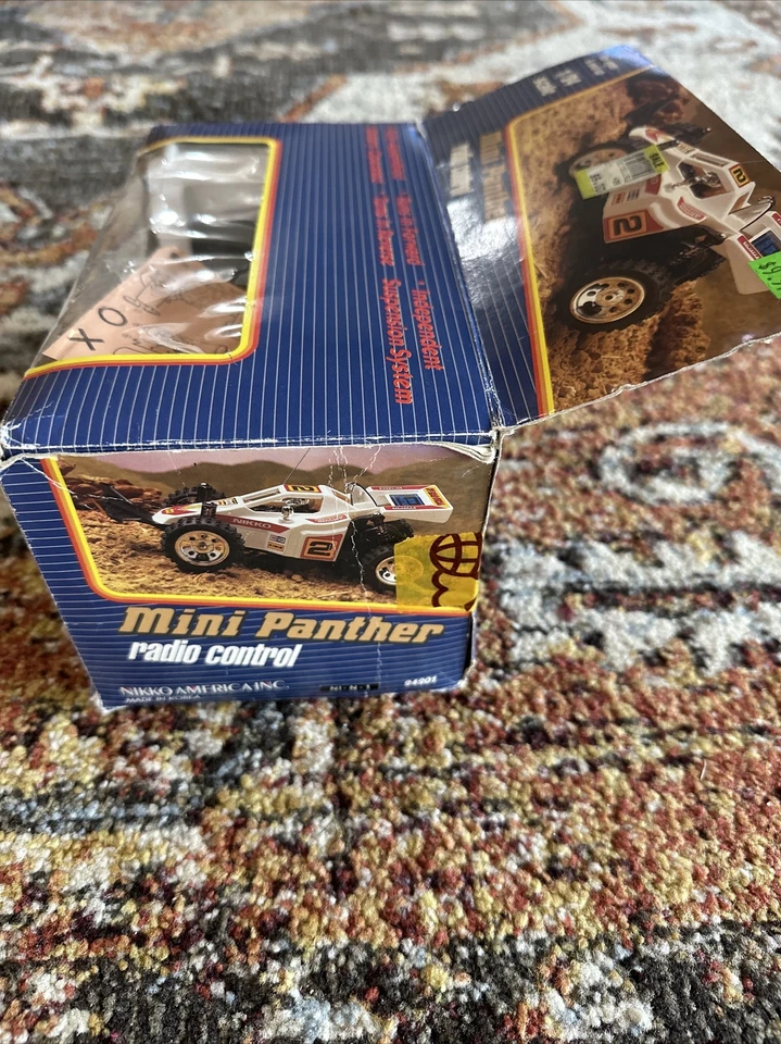 Nikko America Inc Mini Panther 24201 RC Remote Radio Controlled Car 1/24 Vintage - Image 2 of 4