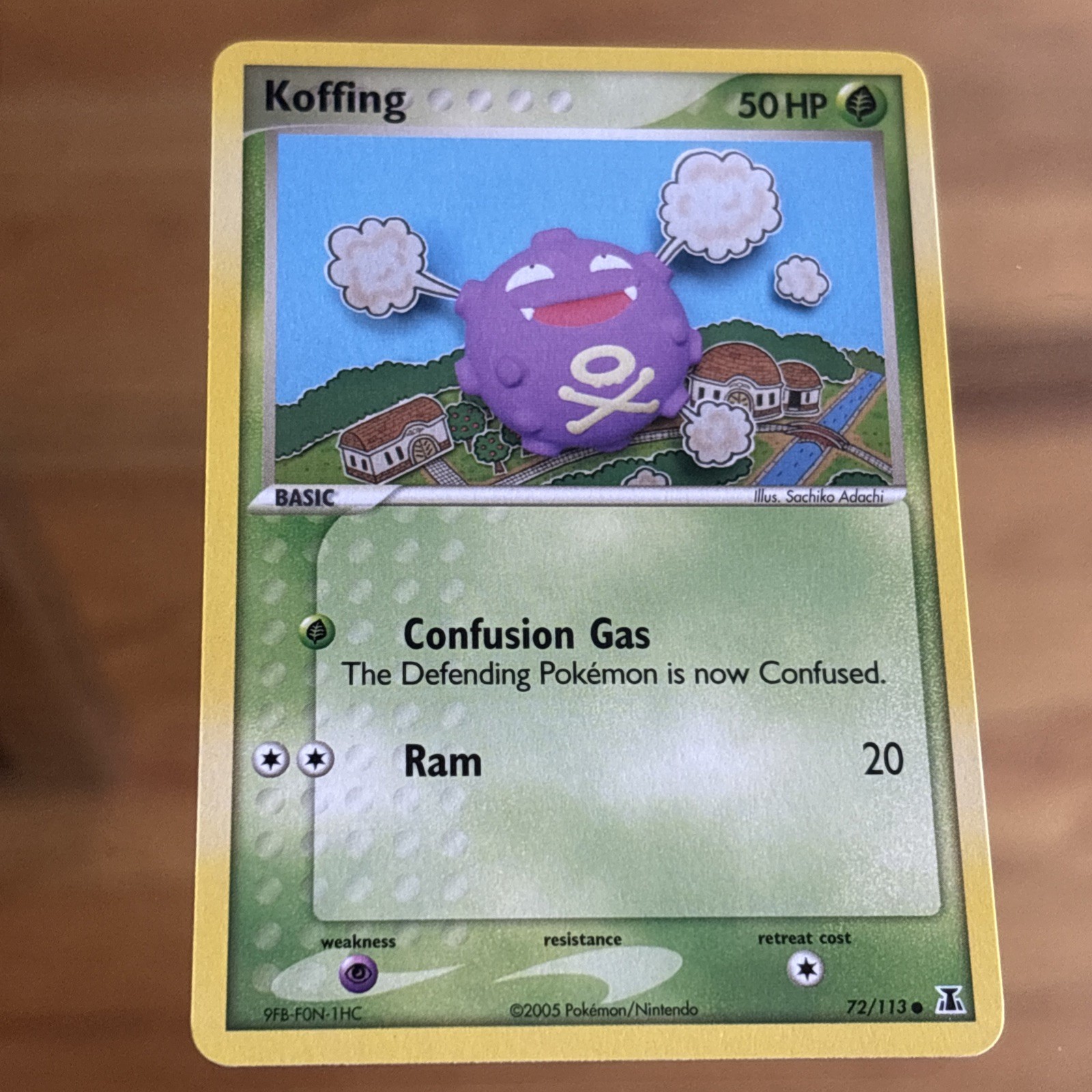 Koffing Pokemon EX Delta Species  72/113 Vintage Pokemon Card