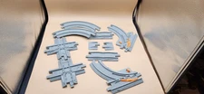 Fisher-Price GeoTrax Train Track Grey 10 Replacement Pieces by Mattel