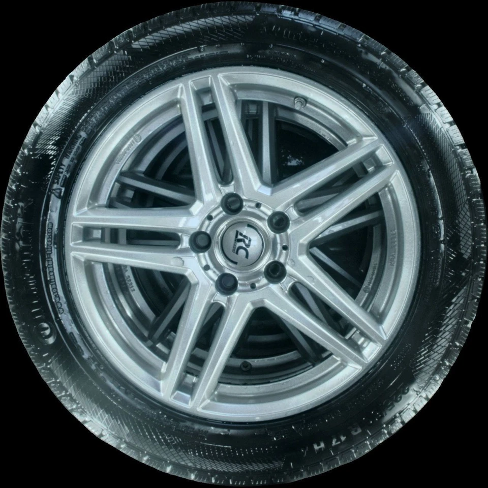 225/50 R17 Winterreifen C-KLASSE W205 17 Zoll Alufelgen Komplettsatz 4-7mm - Bild 3 von 4