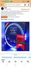 TOSY blue LED Flying Disk for Kids Light Up Flying