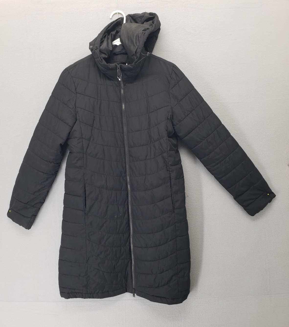 GAP ColdControl Coat Womens Extra Small Black Hoo… - image 1