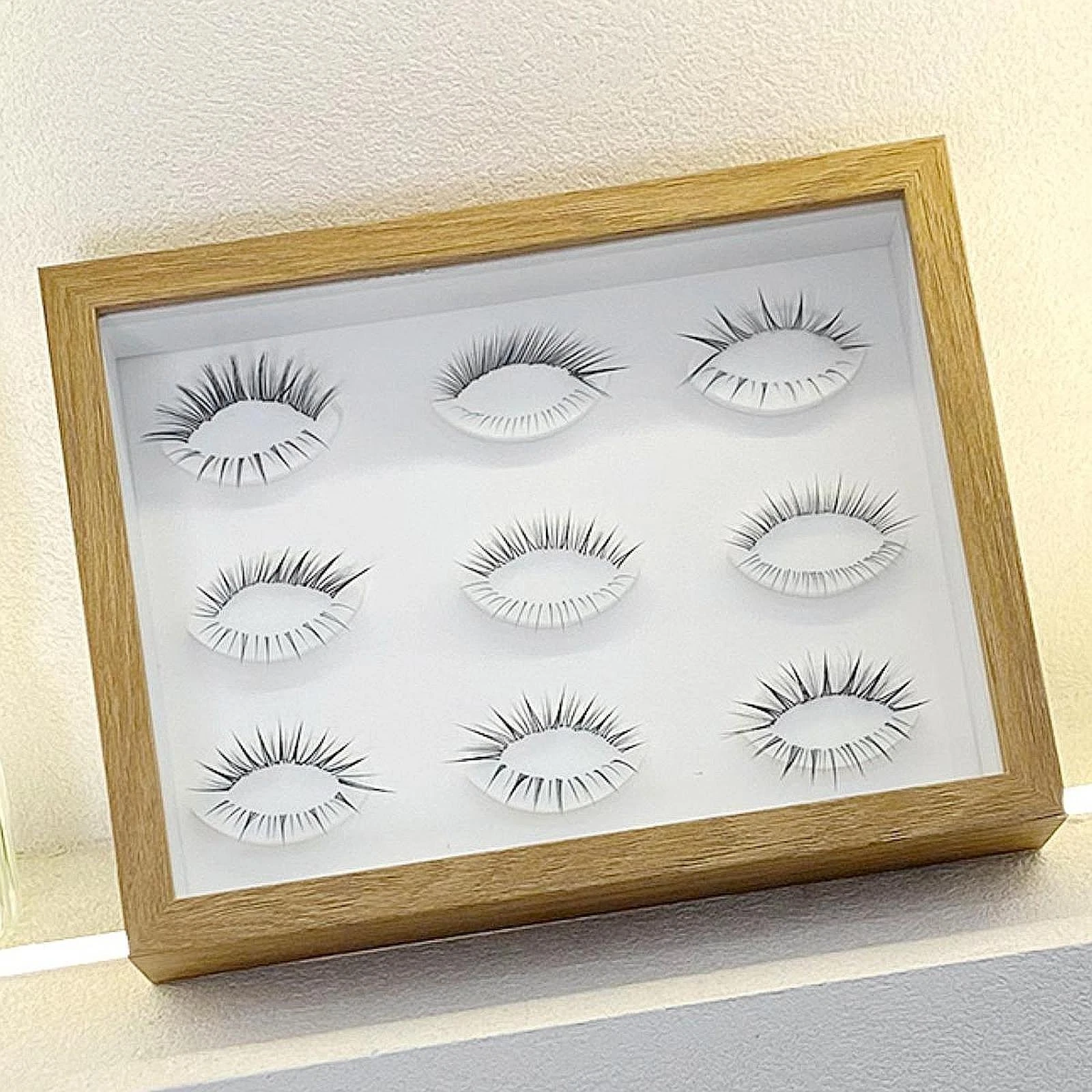 Eyelash Extension Pad Wooden Practice Board Repair Part Eye Lash Pallet Tool