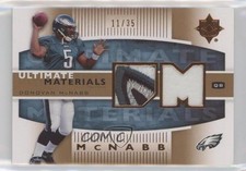2007 Ultimate Collection Materials Bronze 11/35 Donovan McNabb #UM-DM Patch 0x3f