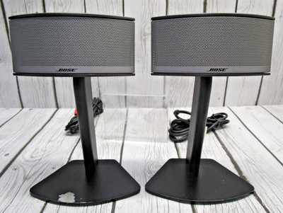 Genuine Bose Companion 5 Multimedia Speakers w/ Stands Left Right 4 Pin - Works