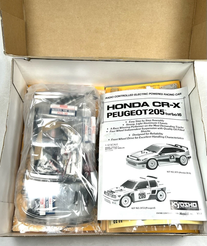 Kyosho Vintage Peugeot 205 Turbo 16 1:12 Scale Car Series VHTF -READ DESCRIPTION - Image 3 of 4