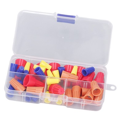 40Pcs Twist Wire Connector Elektrische Wire Cap Connector Nut 4 Typen Gesch AK