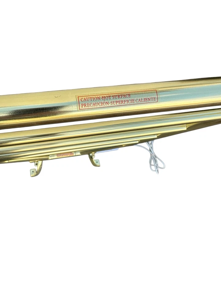 Warmrails Toalla Independiente Dorada Tradicional / Calentador de Prendas, Montaje en Piso Foto 2 de 3