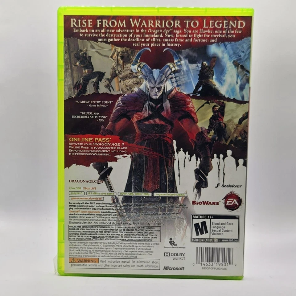 Dragon Age II BioWare Signature Edition Xbox 360  Foto 2 de 4