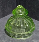 Uranium Glass Coffee Percolator Top Lid Replacement Depression Glass #5