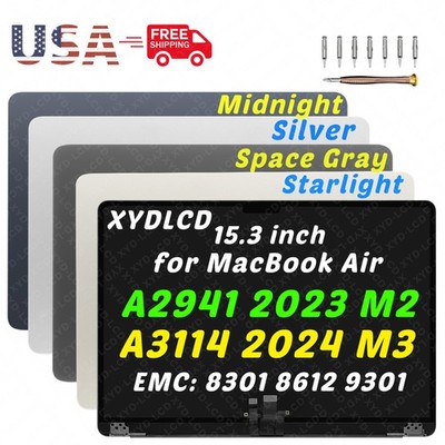 15.3'' for Mac15,13 A3114 Retina M3 EMC 8612 9301 661-34701 LCD Screen Assembly
