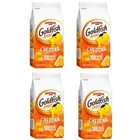 913742 4 x 187g PACKET GOLDFISH CHEDDAR FLAVOUR BAKED SNACK CRACKERS
