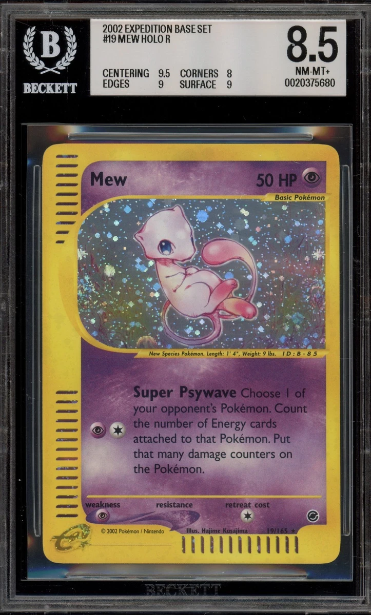 Mew Pokémon TCG Expedition Base Set Individual Collectible Card