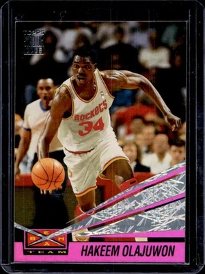 1993-94 Topps Stadium Club Hakeem Olajuwon Beam Team #12 Rockets - Image 1 of 2