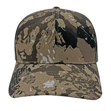 Pnuma Outdoors Logo Trucker Cap Caza OV Camo Mesh Back (CP-LO-OV)